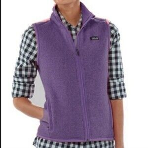 Patagonia Better Sweater Vest in Heathered Purple S